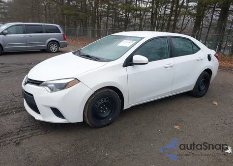 2014 Toyota Corolla Le from USA, damaged, VIN 2T1BURHE4EC198659